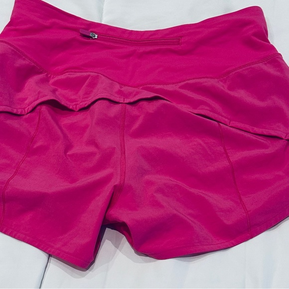 Sonic Pink Lululemon Speed Up High-Rise Lined Short 4” - size 8 - Picture 8 of 10